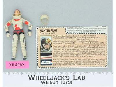 Ace V1 100% Complete MAIL AWAY G.I. Joe 1983 Hasbro Vintage Action Figure