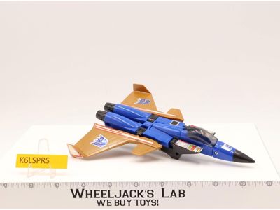 Dirge 1985 Vintage Hasbro G1 Transformers F-15 Fighter Action Figure
