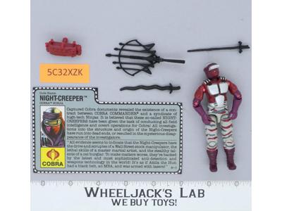 Night Creeper V1 100% Complete G.I. Joe 1990 Hasbro Vintage Action Figure
