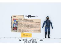 Cobra V1 Straight Arm 100% Complete G.I. Joe 1982 Hasbro Vintage Action Figure