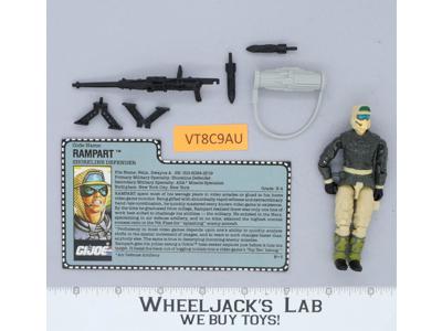 Rampart V1 100% Complete G.I. Joe 1990 Hasbro Vintage Action Figure