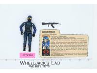 Cobra Officer V1.5 Swivel Arms 100% Complete G.I. Joe 1983 Hasbro Vintage Figure