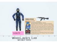 Cobra Officer V1.5 RED CARD BACK Complete G.I. Joe 1983 Hasbro Vintage Figure