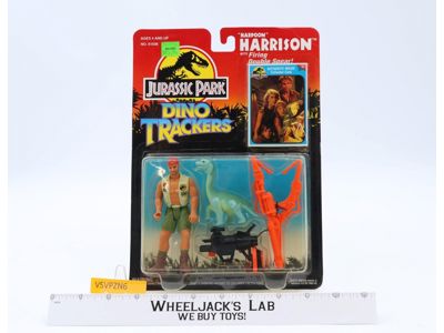 "Harpoon" Harrison Jurassic Park Dino Trackers 1993 Kenner NEW MOSC SEALED