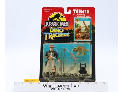 SGT. "T-Rex" Turner Jurassic Park Dino Trackers 1993 Kenner NEW MOSC SEALED