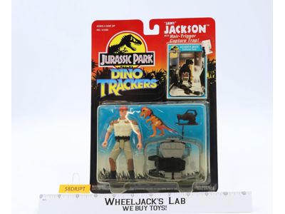 "Jaws" Jackson Jurassic Park Dino Trackers 1993 Kenner Figure NEW MOSC SEALED