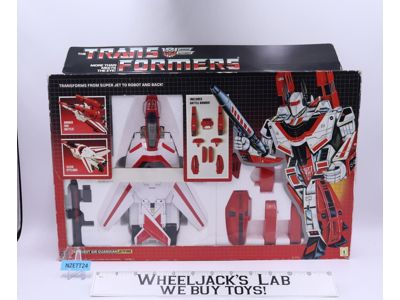 Jetfire 100% Complete W/ Box & Insert 1985 G1 Transformers Vintage Action Figure