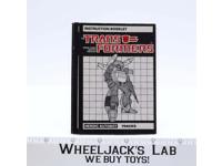 Tracks Action Figure Instructions Manual Booklet 1985 Hasbro G1 Transformers