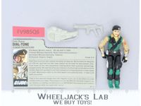 Dial-Tone V1 100% Complete G.I. Joe 1986 Hasbro Vintage Action Figure