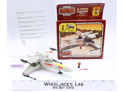 X-Wing Fighter 100% Complete W/ Box Star Wars MICRO COLLECTION Kenner Vehicle