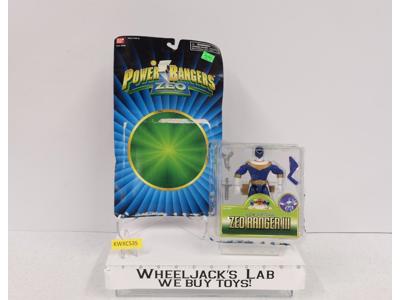 Blue Axe Action Zeo Ranger III Complete Power Rangers Zeo 1995 Bandai Figure