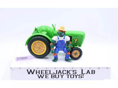 Farmer Mike & his Turtle Tractor Complete TMNT 1993 Playmates Vintage Vehicle