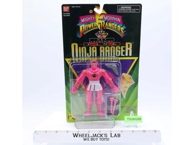 Mighty Morphin Pink Ninja Ranger Power Rangers 1995 Bandai NEW MOSC