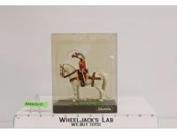 Mounted Soldier Playing Trumpet Vintage Toy Elastolin by Preiser 5" NIB #7324