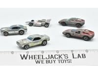 Lot X5 1970's Hot Wheels Mattel Vintage Blackwalls