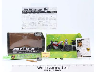 Snarler Cycle W/ Rollbar GI Joe Rise of Cobra 2009 Hasbro Action Figure Vehicle