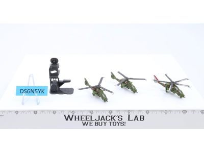 Attack Helicopters 100% Complete Mega Force 1989 Kenner Action Figure Vehicles
