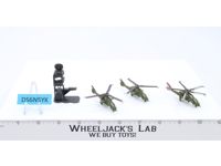 Attack Helicopters 100% Complete Mega Force 1989 Kenner Action Figure Vehicles