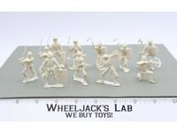 Lot of 11 Medieval Knights MPC  2" Made of Plastic
