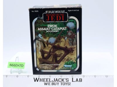 Ewok Assault Catapult 100% Complete Star Wars ROTJ 1983 Kenner Vehicle