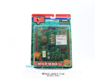 Battle of the Bulge GI Joe 12" Hasbro MOSC 2000 Action Figure Battle Gear NEW