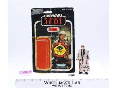 Han Solo Trench 100% Complete 77 Back-B Star Wars ROTJ 1984 Kenner NO REPRO