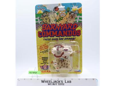 General Hamfat Lardo Barnyard Commandos 1989 Playmates NEW MOSC SEALED