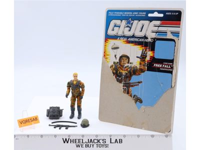Freefall 100% Complete W/Cardback 1990 G.I. Joe Vintage Hasbro Action Figure