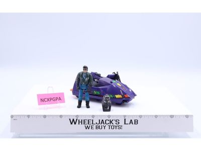 Piranha W/ Sly Rax M.A.S.K. 1985 Kenner Action Figure Vehicle