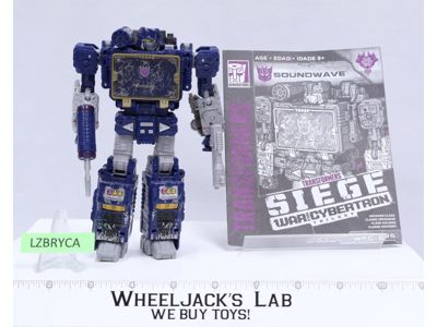 Soundwave 100% Complete Transformers Siege WFC 2018 Hasbro Action Figure