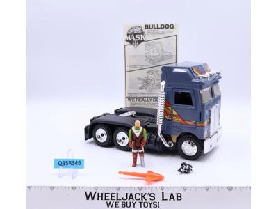 Bulldog W/Boris Bushkin 100% Complete WORKS MASK Kenner 1987 Vintage Vehicle