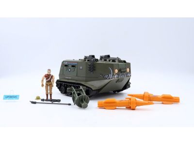 Warthog W/ Sgt. Slaughter 100% Complete GI Joe 1988 Hasbro Vintage Vehicle