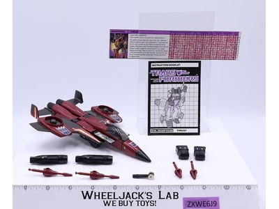 Thrust 100% Complete Vintage 1985 G1 Transformers Hasbro Action Figure