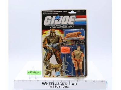 Spearhead & Max GI Joe 1987 Hasbro Vintage Action Figure NEW MOSC SEALED