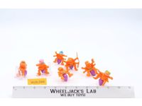Lot of 7 Orange Army Ants 1987 Hasbro Vintage Action Figures