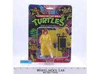 April O'Neil Teenage Mutant Ninja Turtles TMNT 1988 NO STRIPES New MOSC 10 Back