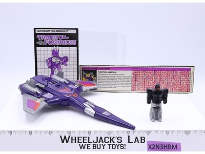 Cyclonus TARGETMASTER 100% Complete 1987 Vintage Hasbro G1 Transformers