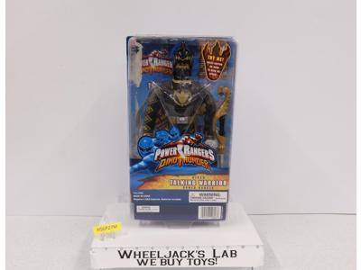 Black Talking Warrior Complete Power Rangers Dino Thunder 2003 Bandai 12" Figure