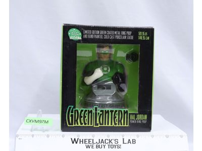 Green Lantern Hal Jordan Power Ring Prop 2001 DC Direct Porcelain Statue