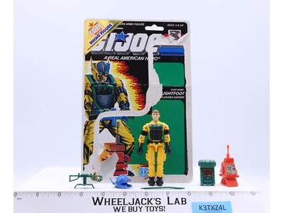 Lightfoot V1 100% Complete 34 Cardback 1988 G.I. Joe Hasbro Vintage Figure