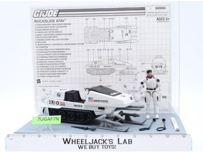 Rockslide ATAV W/ Snow Job G.I. Joe Rise of Cobra 2009 Hasbro Vehicle