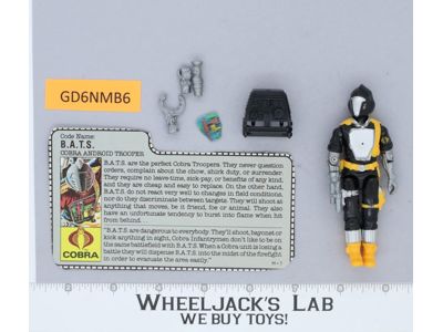 B.A.T.S. V1 100% Complete G.I. Joe 1986 Hasbro Vintage Action Figure