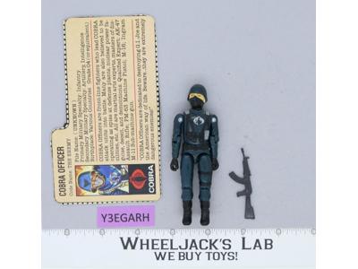Cobra Officer V1 Straight Arms 100% Complete G.I. Joe 1982 Hasbro Vintage Figure