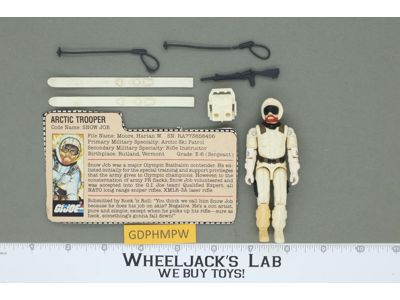 Snow Job V1 100% Complete G.I. Joe 1983 Hasbro Vintage Action Figure