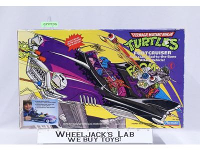Foot Cruiser 100% Complete Teenage Mutant Ninja Turtles TMNT 1989 Playmates