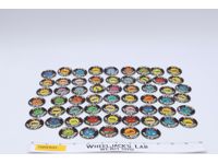 Lot of 59 Buttons 1960-70s Hot Wheels Mattel Vintage Redline