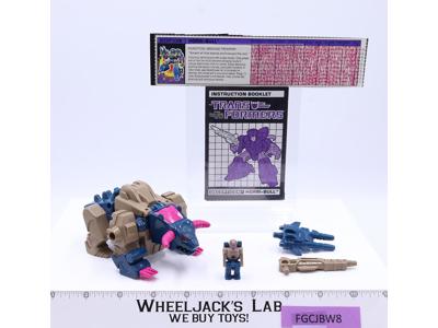 Horri-Bull 100% Complete Vintage 1988 G1 Transformers Hasbro Action Figure