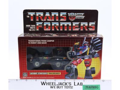 Trailbreaker 100% Complete W/Box & Insert 1984 Vintage Hasbro G1 Transformers NM