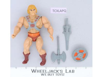 He-Man 100% Complete He-Man Masters of the Universe MOTU 1982 Mattel Vintage