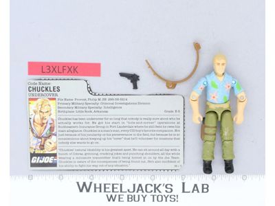 Chuckles V1 100% Complete G.I. Joe 1987 Hasbro Vintage Action Figure